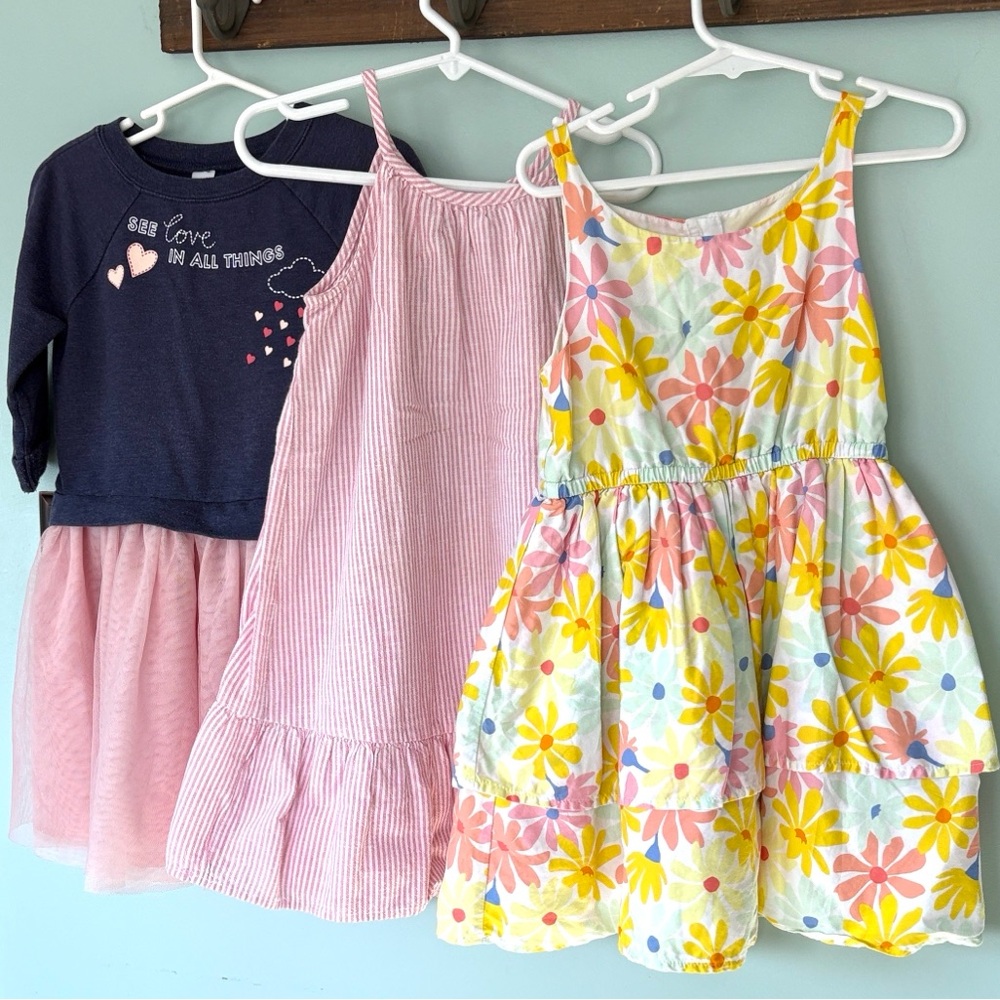 Bundle of Dresses for Girls, Easter, Valentines, Spring Holiday Set